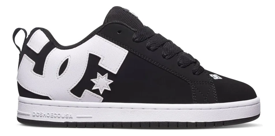 Zapatillas Dc Court Graffik Hombre Negras